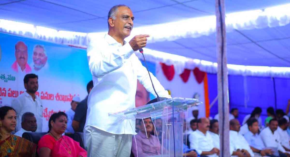Harish Rao slams Centre for not announcing flood relief to Telangana