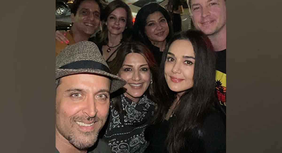 Hrithik Roshan’s weekend reunion with ex-wife Sussane Khan, Preity Zinta in LA