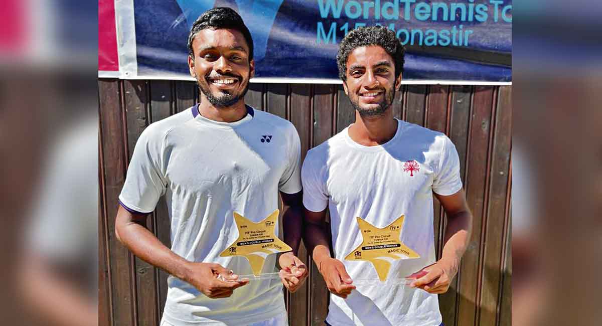Sai Karteek-Manish pair clinches doubles title in ITF tournament