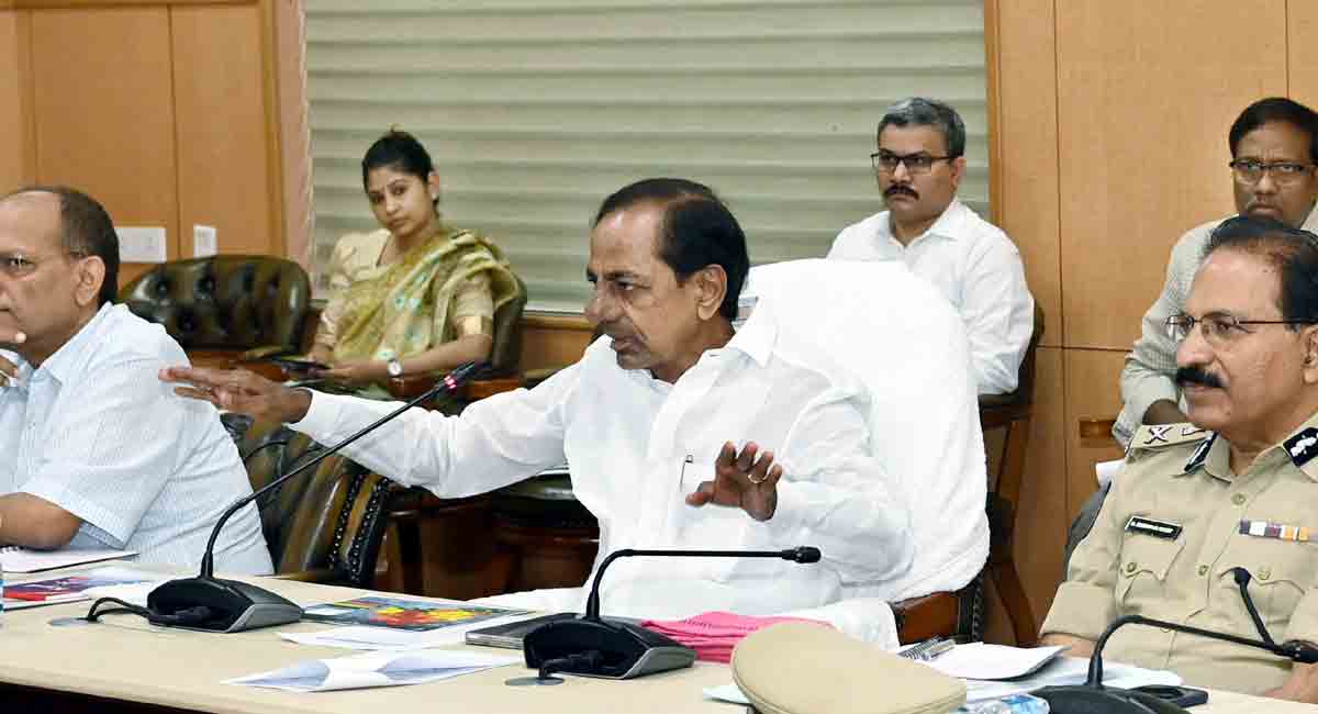 Don’t leave work centres under any circumstances, KCR instructs officials