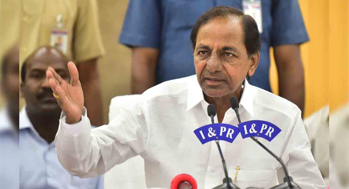 KCR asks CS to arrange helicopter for relief measures in Bhadrachalam