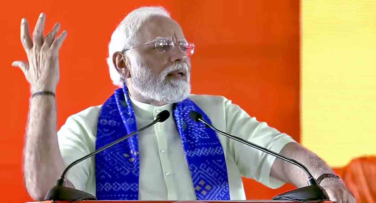 PM Modi takes credit for Telangana’s growth in bland speech