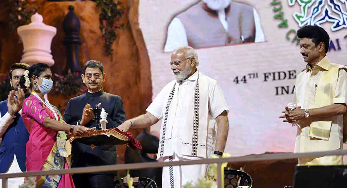 Modi declares open Chess Olympiad, Stalin says world’s gaze now on Tamil Nadu