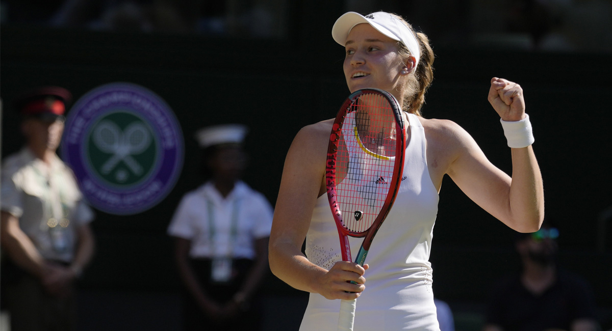 Wimbledon 2022: Rybakina beats Halep in straight sets, to face Jabeur in final
