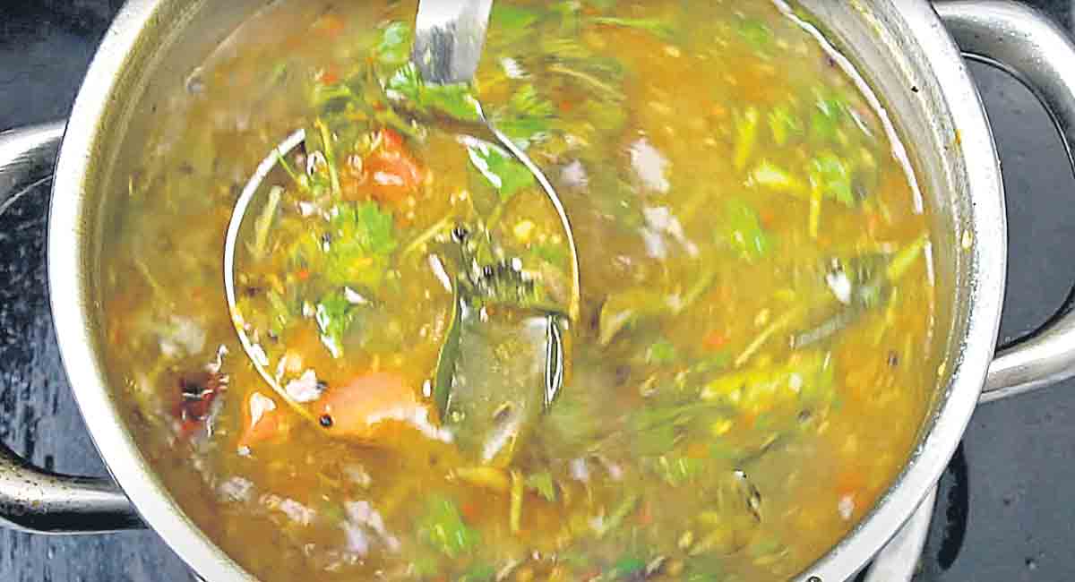 Guzzle down some hot and spicy pepper rasam this monsoon