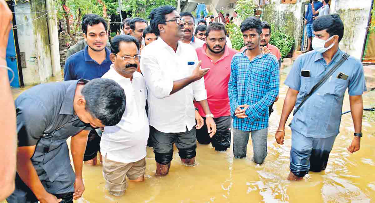Telangana govt intensifies sanitation, relief measures in rain affected areas