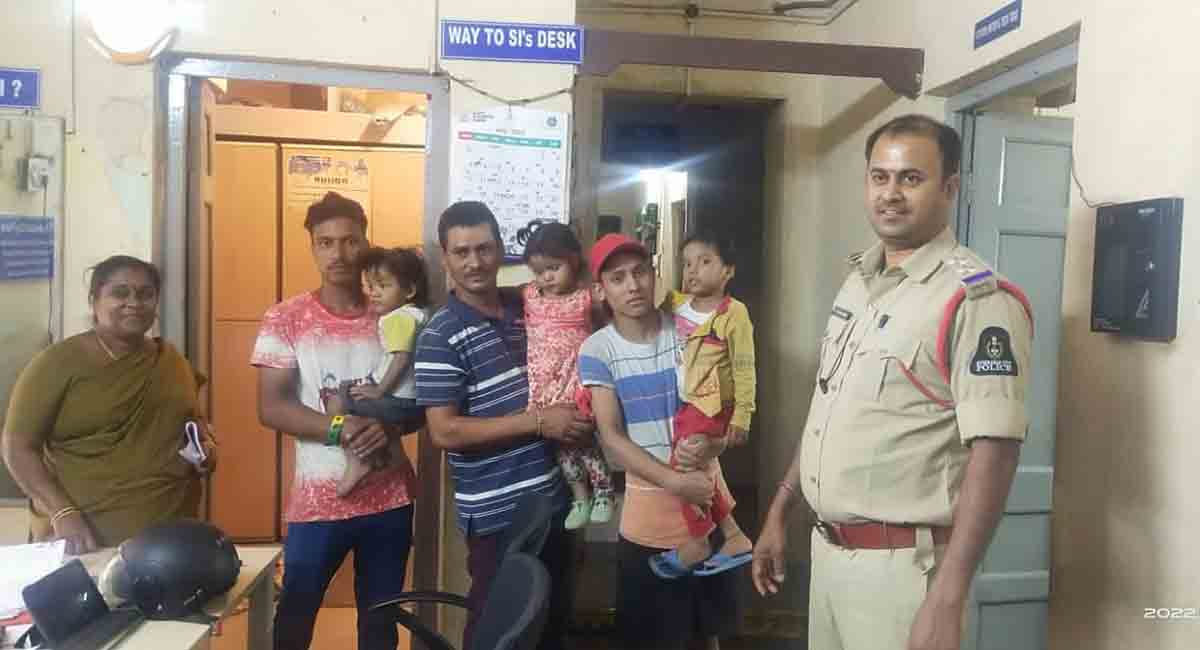 Three lost toddlers reunited with parents in Hyderabad