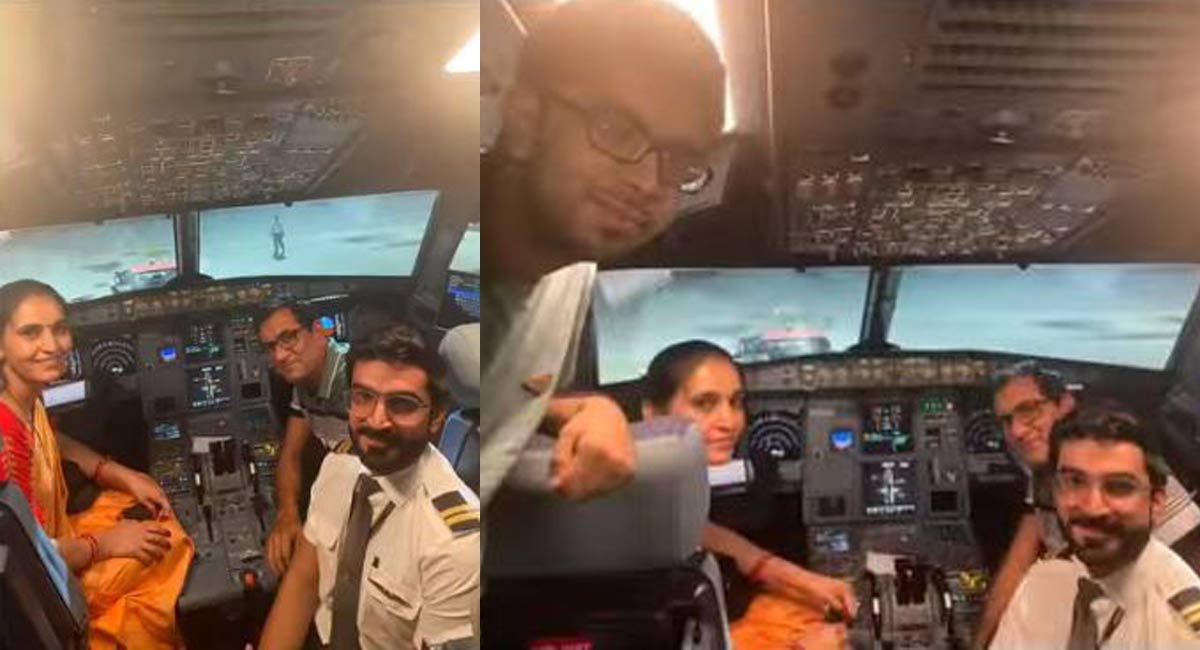 VIRAL VIDEO: Pilot flies parents home as a surprise