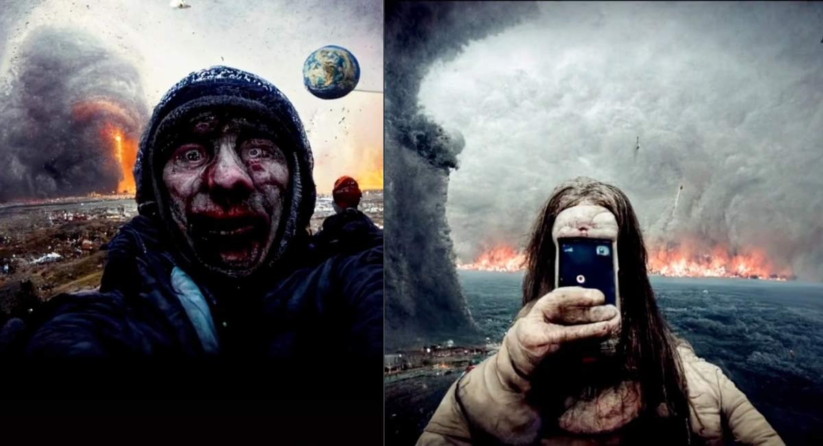 Watch: AI predicts ‘last selfies’ on earth before the end of the world