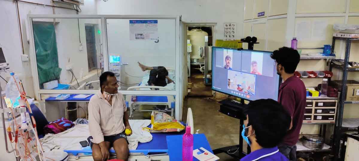 Telemedicine services for kidney patients at Zaheerabad hospital