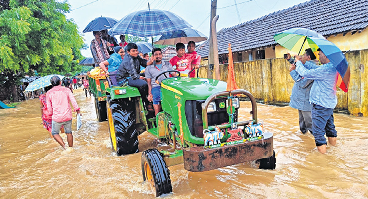 After rains, relief ops in full swing in Telangana