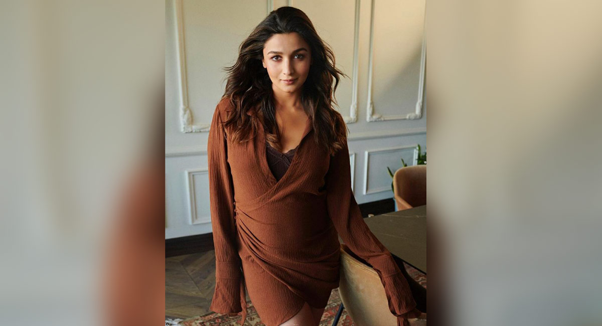 Alia Bhatt flaunts her baby bump in new set of social media pics