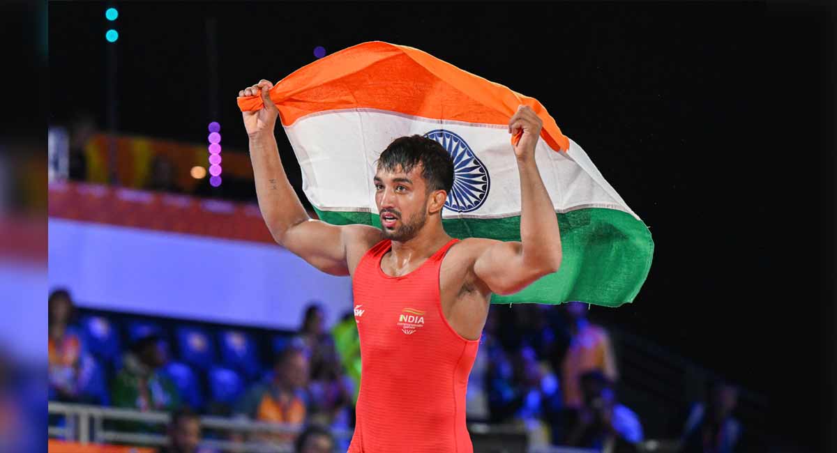 CWG 2022: Indian wrestler Naveen clinches gold, defeats Pakistan’s Muhammad Sharif Tahir