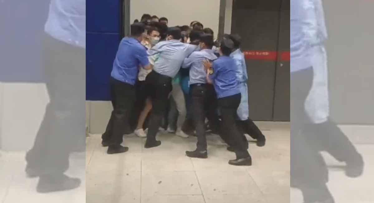 Video shows IKEA China customers trying to escape during COVID-19 lockdown