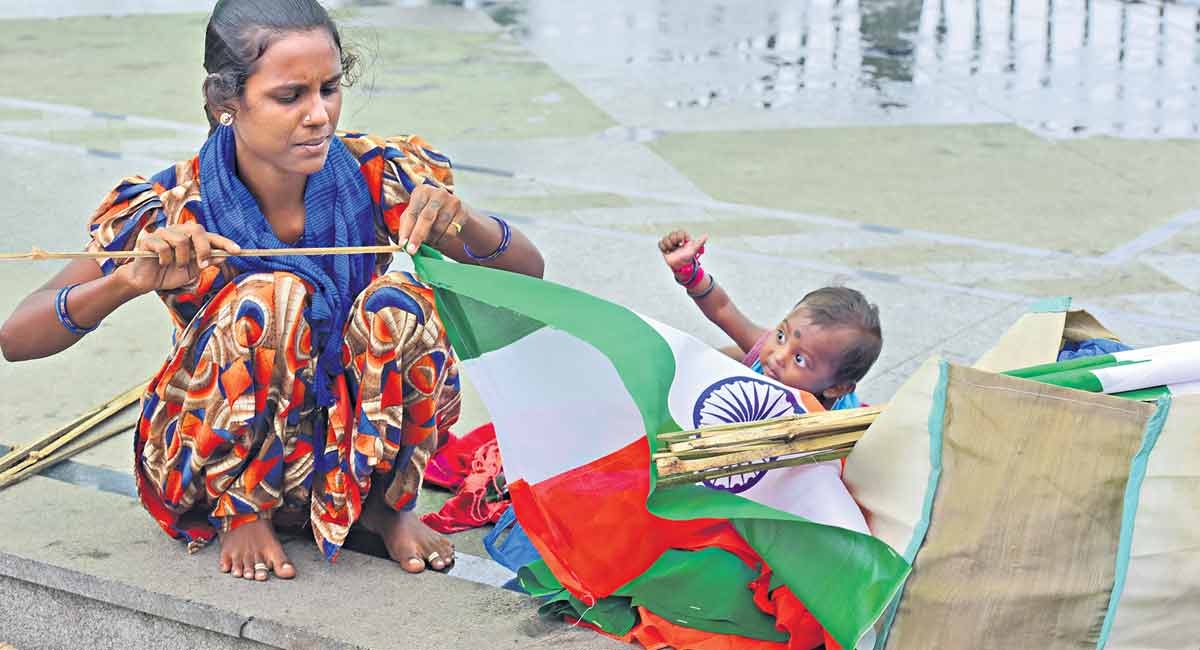 Independence Day Fete: Patriotic fervour all pervading in Hyderabad