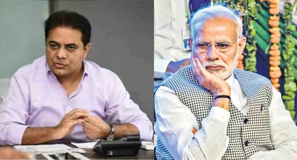 Why are you so against welfare schemes for poor? KTR asks Modi