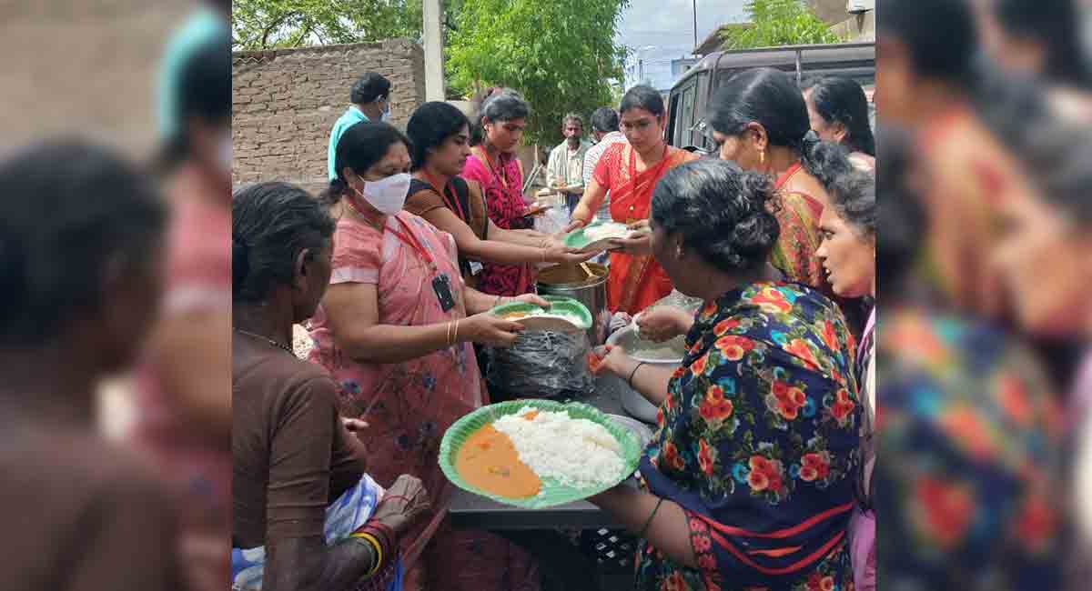 NGWF comes to rescue of flood victims in Mancherial