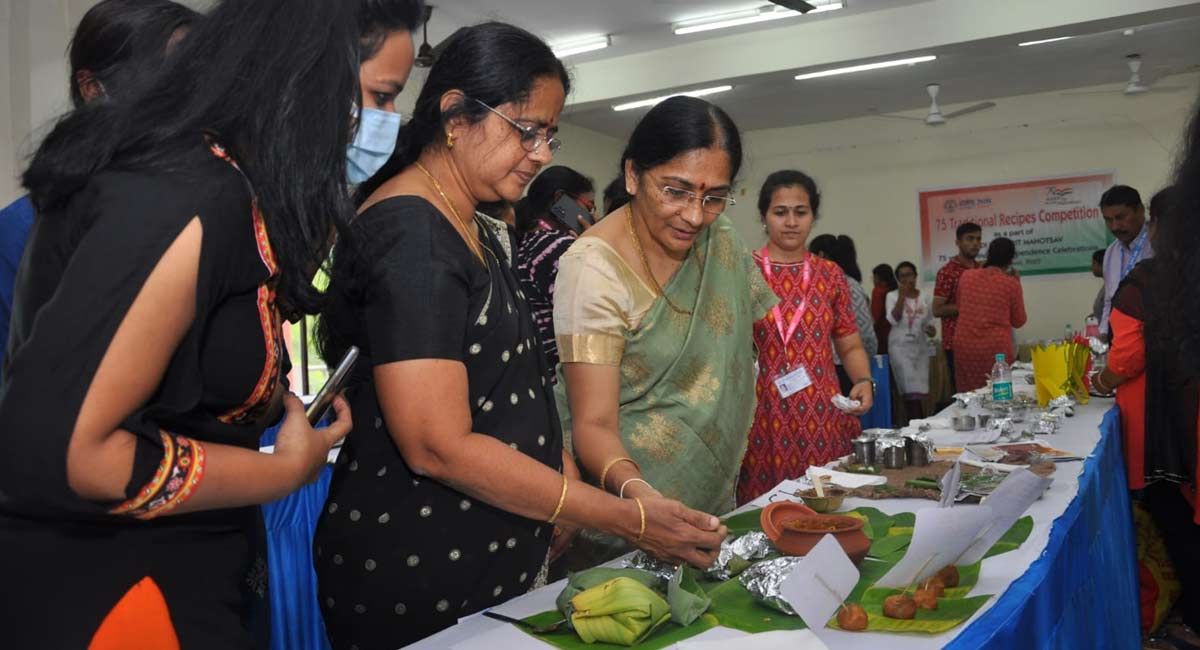 Hyderabad: NIN organizes 75 healthy traditional recipes competition