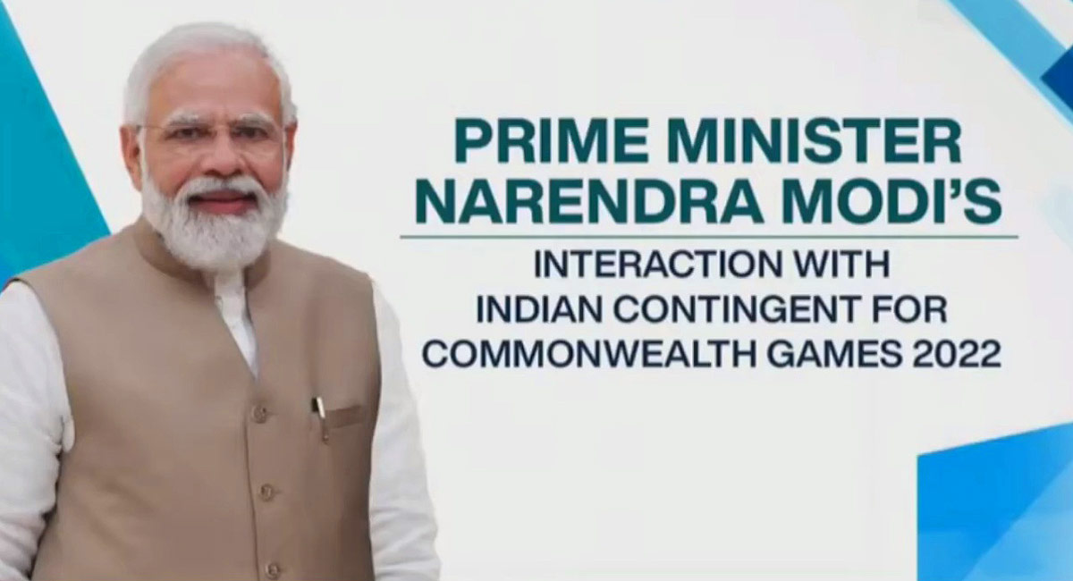 PM Modi interacts with medal winners of Commonwealth 2022 Games