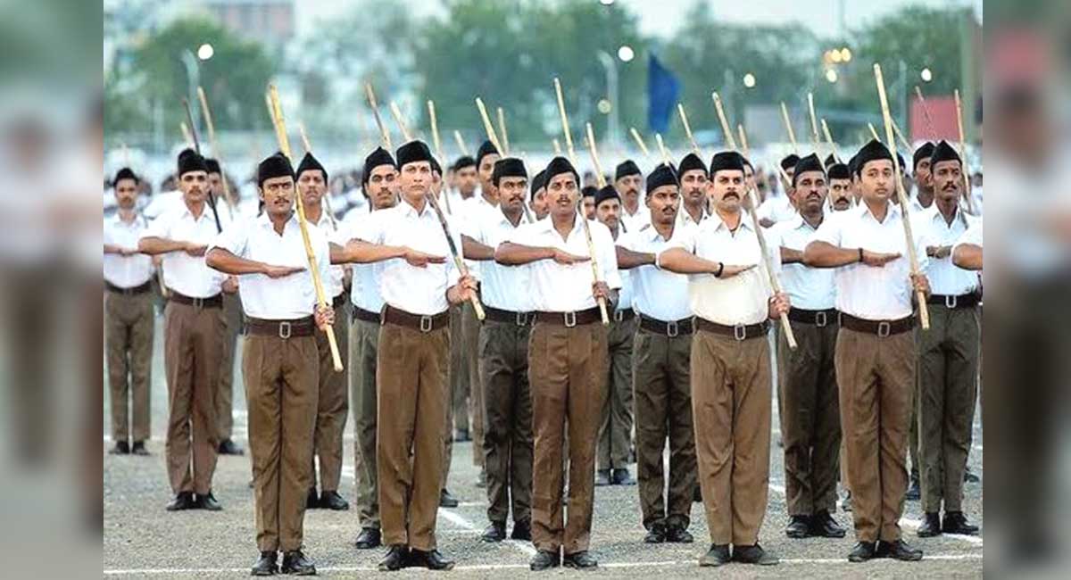 RSS changes display picture of its social media handles to tricolour ahead of I-Day