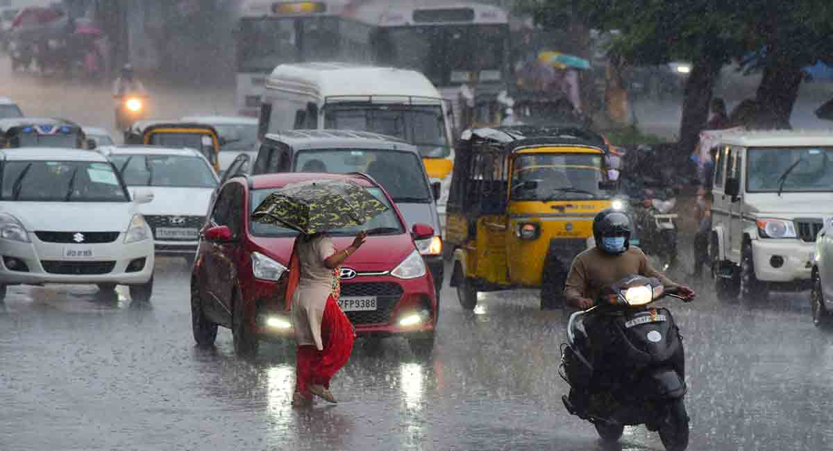Heavy rains lash Hyderabad on Tuesday morning; more ahead