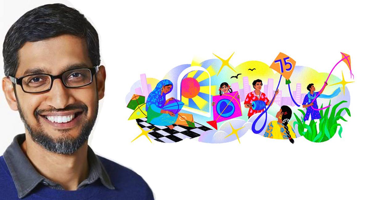 Sundar Pichai wishes India on Independence Day with Google Doodle