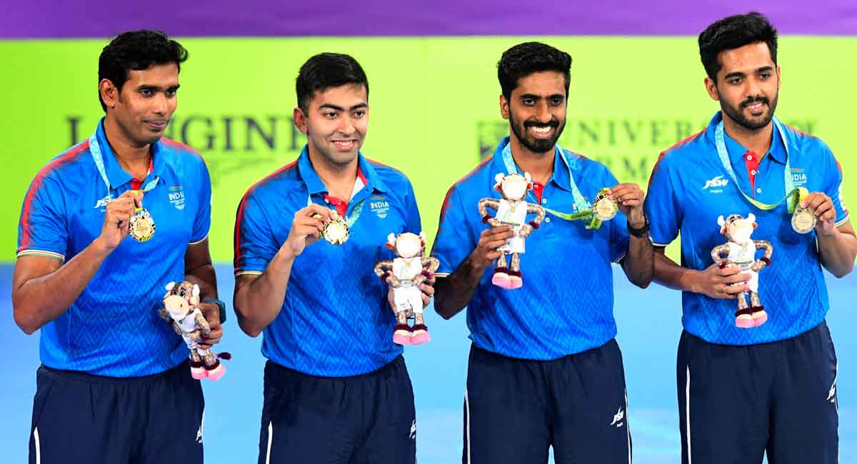 Commonwealth Games 2022: Indian men’s table tennis team clinches gold