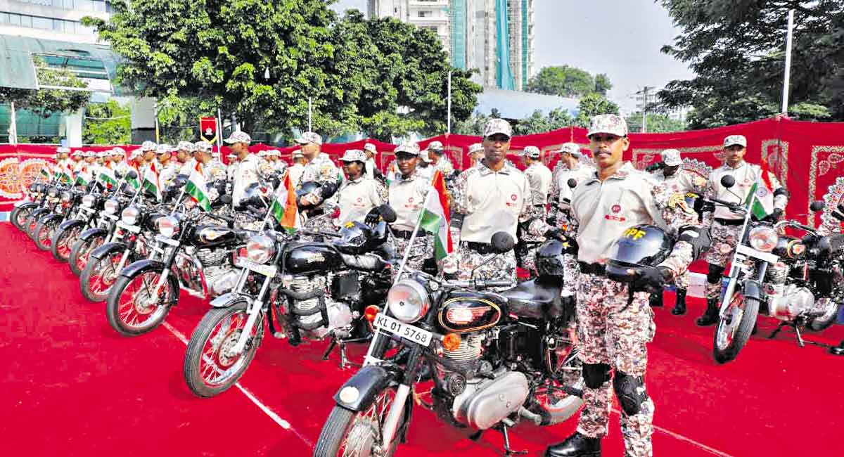 40 RPF riders embark on 1,700 km motorcycle rally