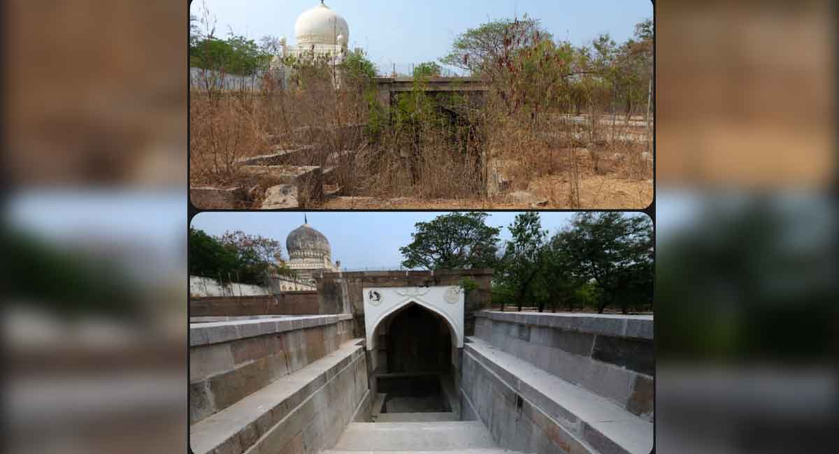 Hyderabad: AKTC restoring 6 stepwells at Qutb Shahi Heritage Park