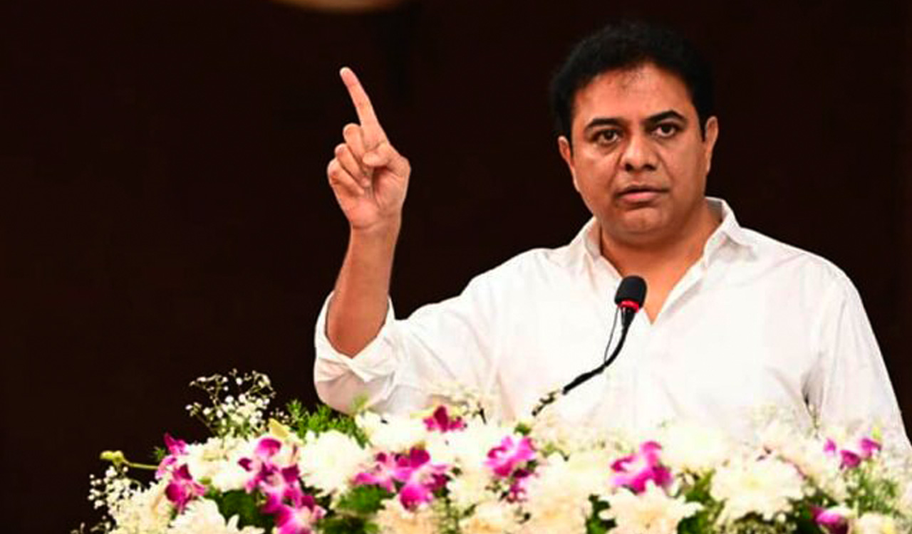IT Minister KT Rama Rao : Fight me by working for public, not by distributing money and liquor.