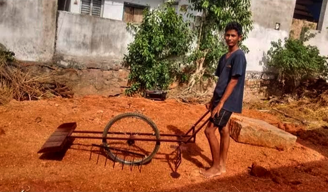 This teen from Suryapet makes low cost tools to lessen drudgery for farmers