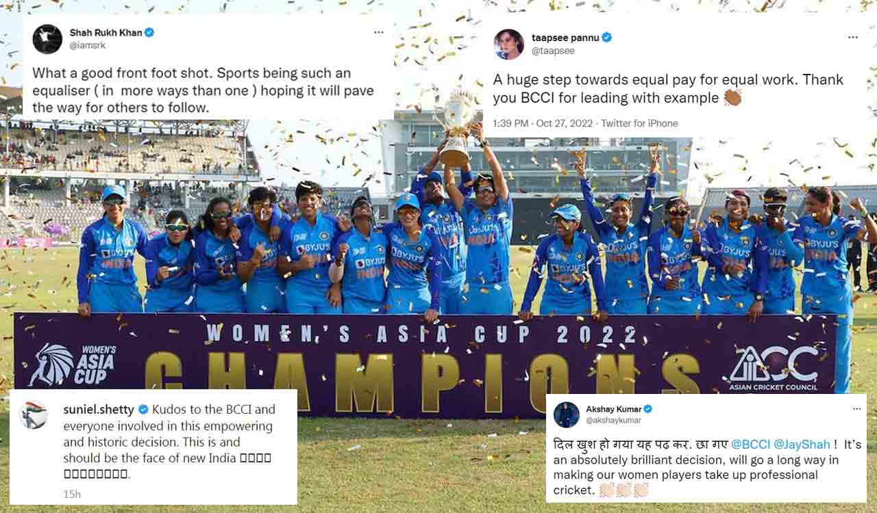 Bollywood: Celebrities react to BCCI’s equal pay