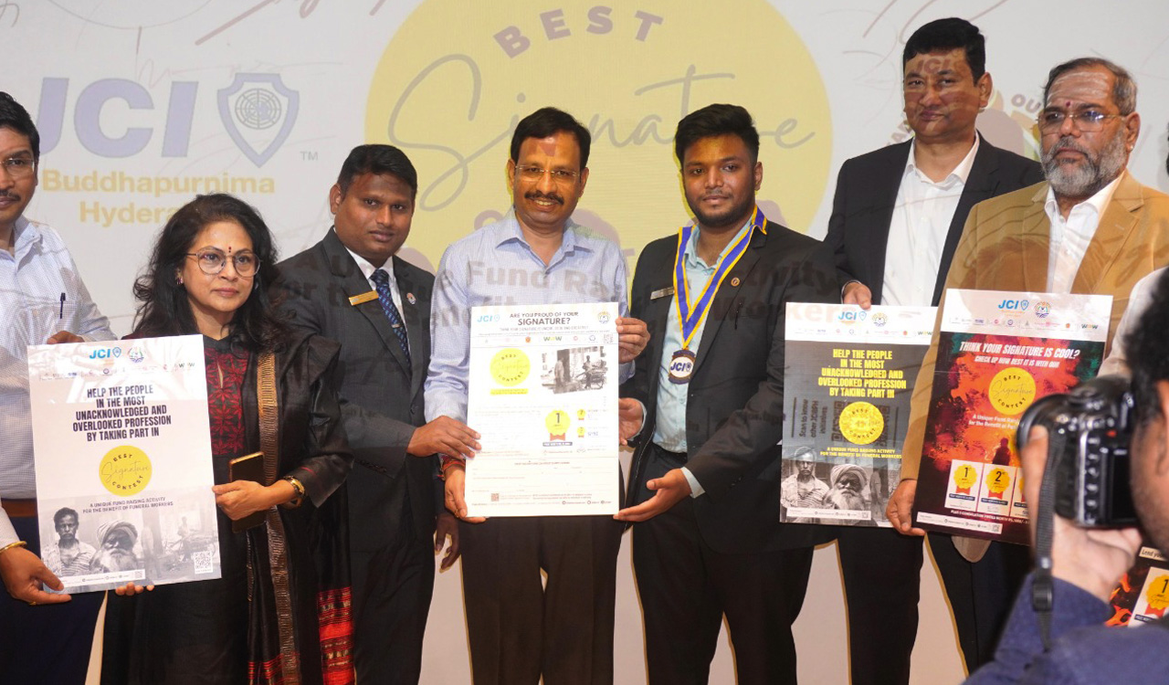 ‘Best Signature Contest’ launched in Hyderabad to support crematorium workers