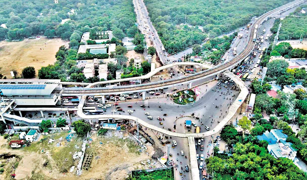 Relief For Pedestrians, Motorists As Uppal Skywalk Is Open | Relief For  Pedestrians, Motorists As Uppal Skywalk Is Open