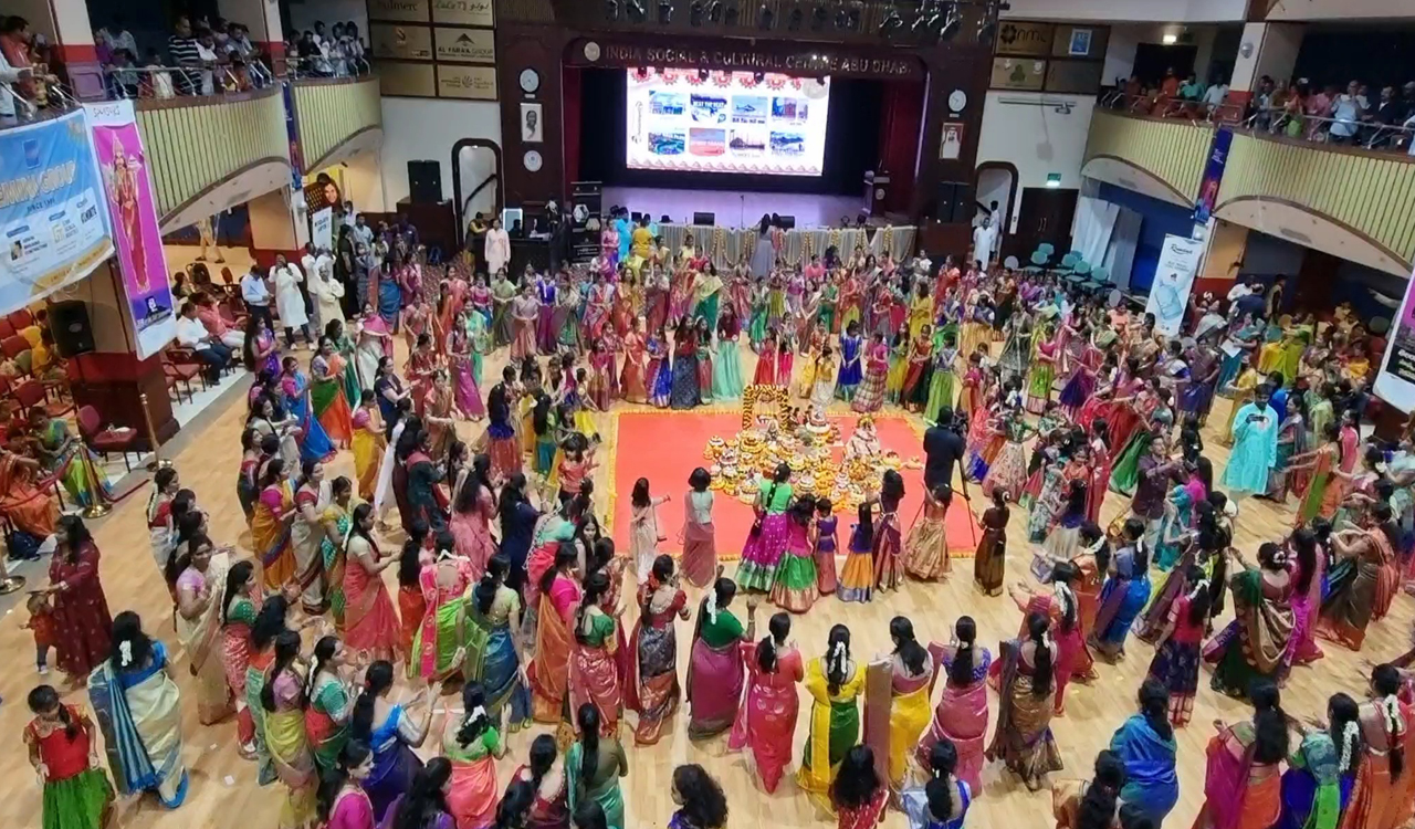 After two-year Covid gap, pomp and grandeur mark Bathukamma in Gulf