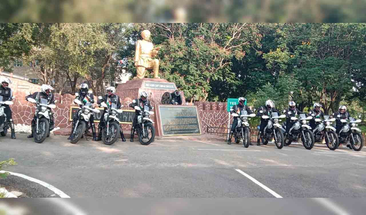 Artillery Centre to flag off motorcycle expedition from Hyderabad to Dhanushkodi