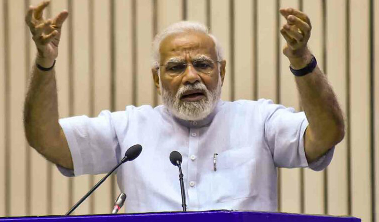 Calls for 'Modi to go back' ahead of PM's visit to Ramagondan