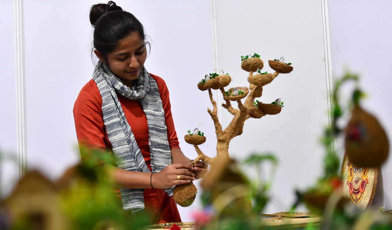 Hyderabad: Rural women craftspersons find platform at SARAS Fair 2022