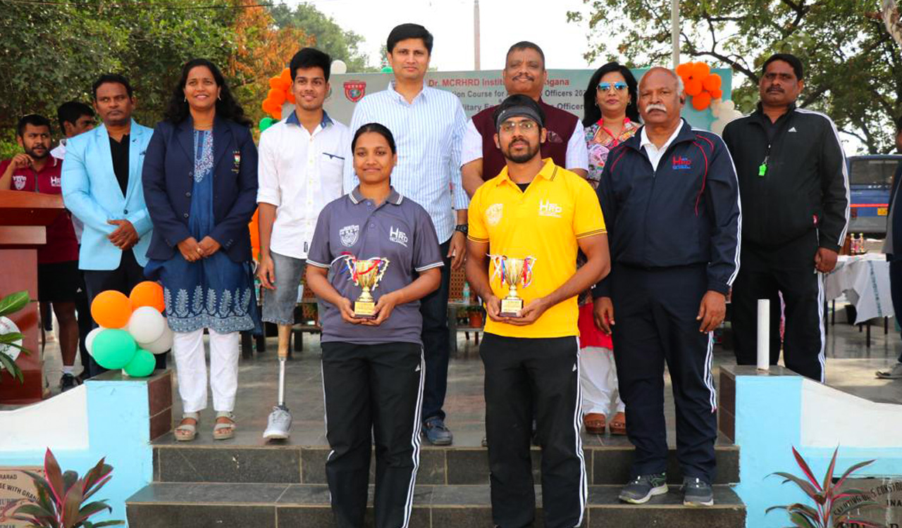 Hyderabad: Sports Festival for AIS, CCS, MES officers concludes