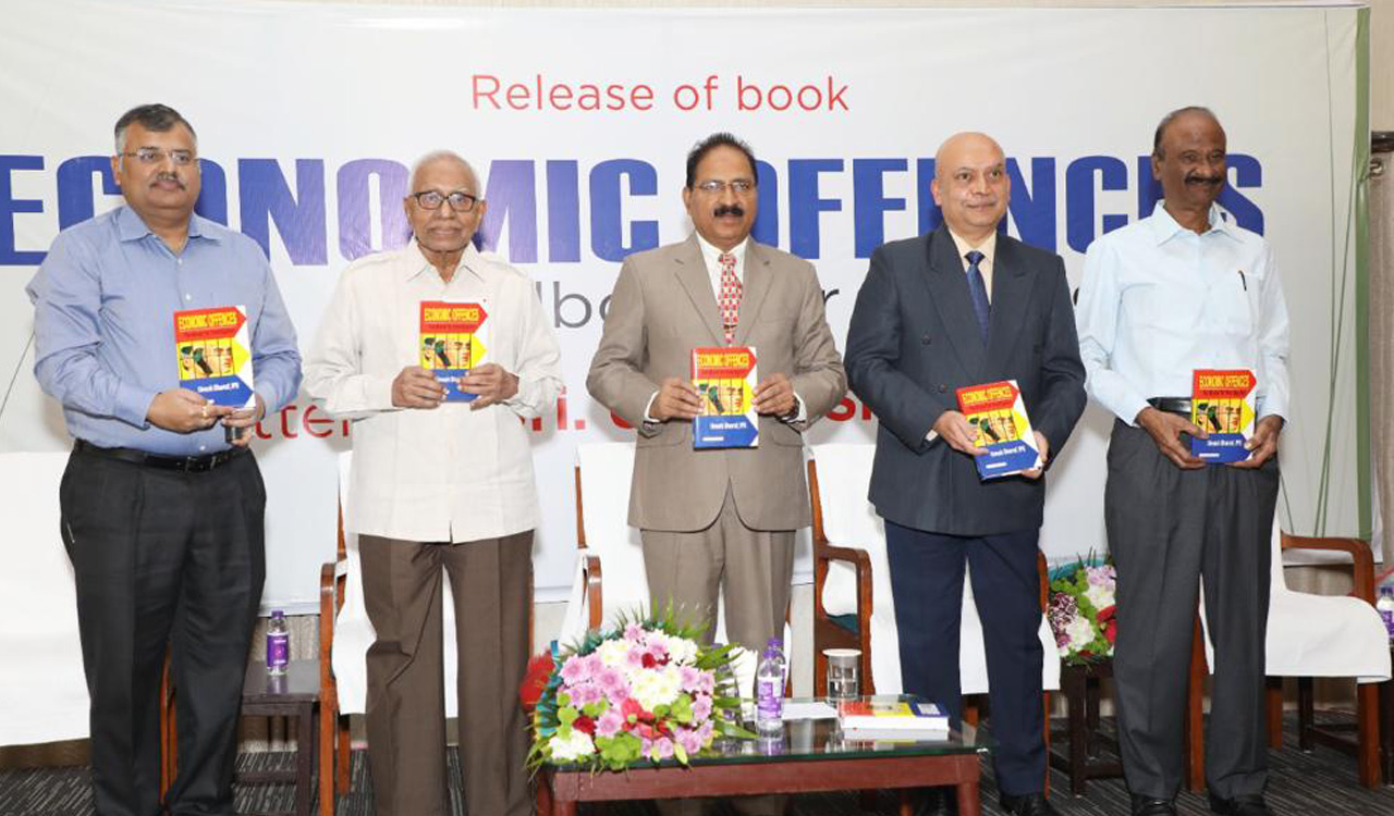 Telangana DGP launches book ‘Economic Offences’ in Hyderabad