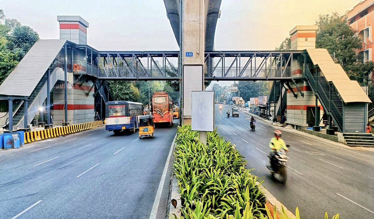 Hyderabad: Foot over Bridge inaugurated at Erragadda