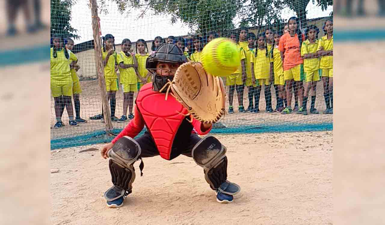 Nizamabad player Likitha makes her mark in softball