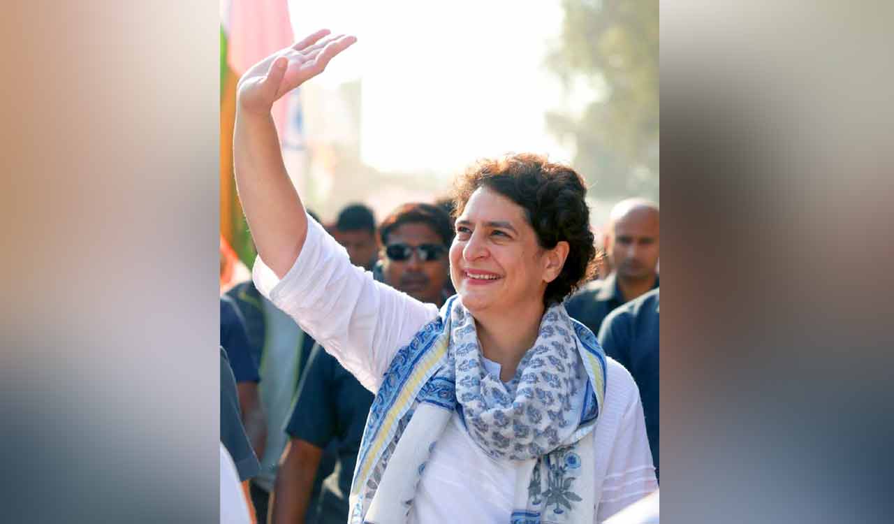 Priyanka Gandhi to lead all-women march in each state capital - Telangana Today