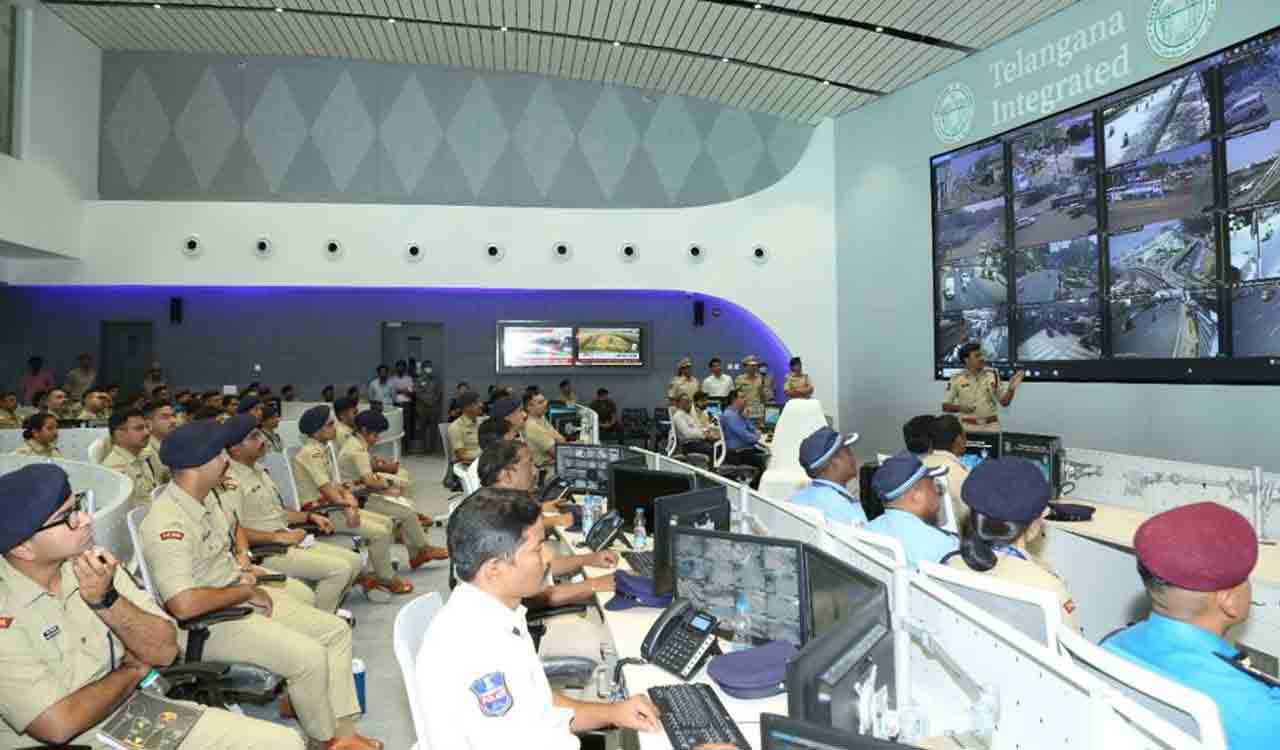 Hyderabad: IPS probationers visit Integrated Command Control Centre