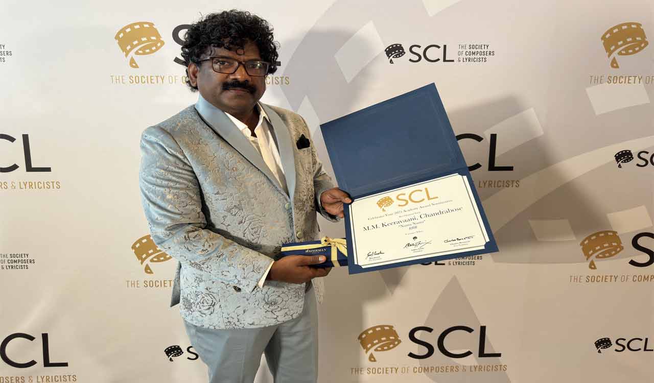 Chandrabose gets appreciated by the SCL, Society of Composers and Lyricists - Telangana Today