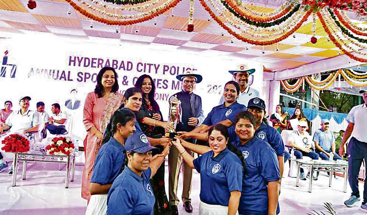 Hyderabad Police sports meet concludes at Shiv Kumar Lal Police Stadium