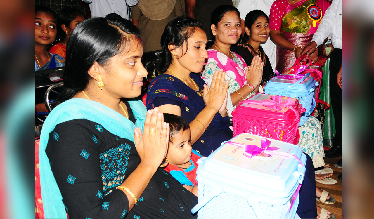 KCR Nutrition Kits, a big hit in Bhupalpally