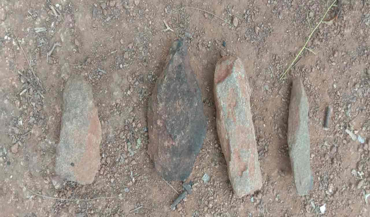 Dolmen site found at Kommala village near Warangal