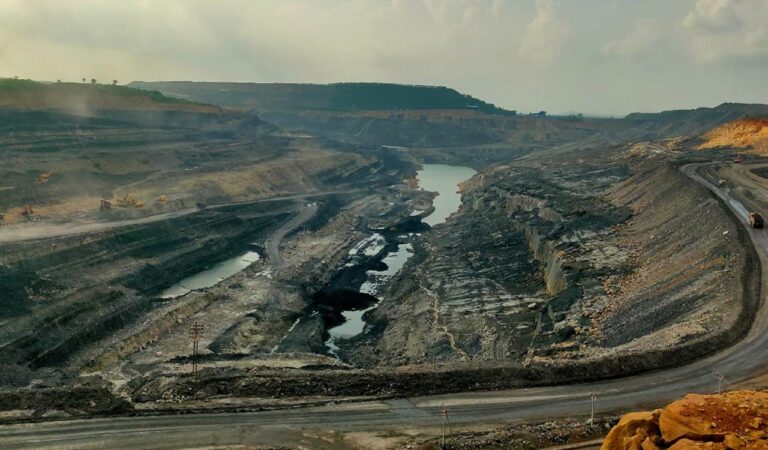 A View Of An Opencast Mine