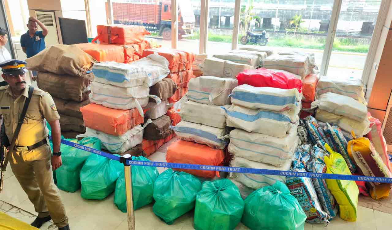 2,500 kg of methamphetamine worth around Rs 12,000 crore seized in Indian waters along Kerala coast